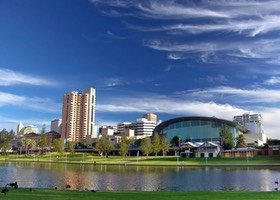 Adelaide and River Torrens Adelaide and River Torrens